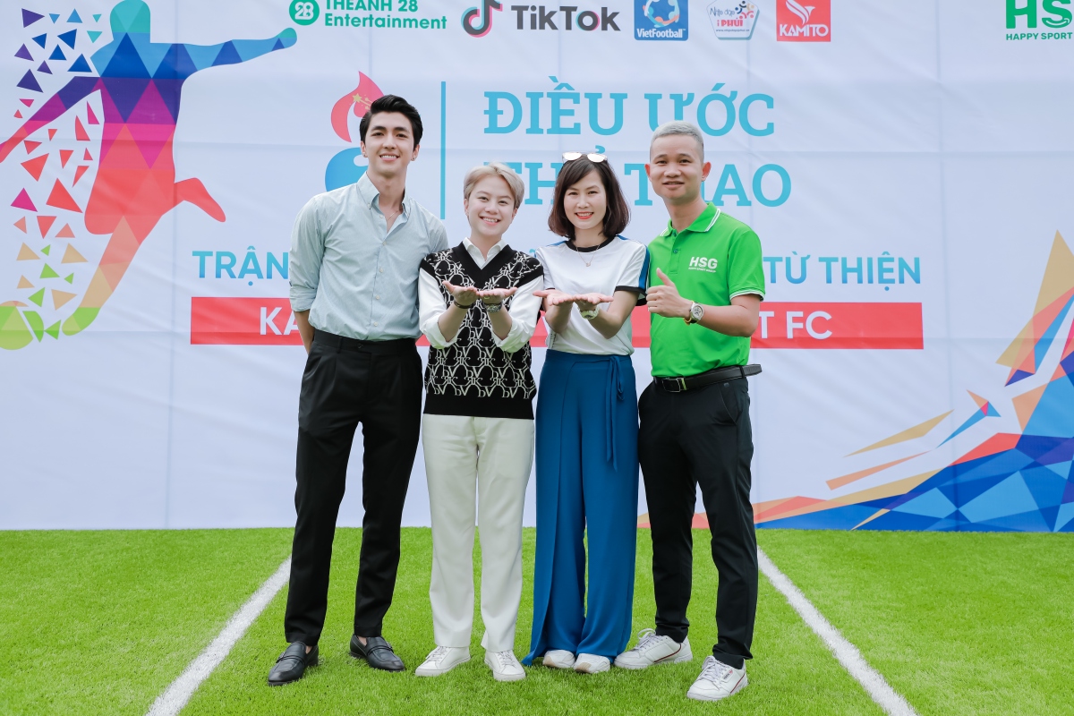 QBV nữ Việt Nam Đỗ Thị Ngọc Châm tham gia trận đấu gây quỹ "Điều ước thể thao"